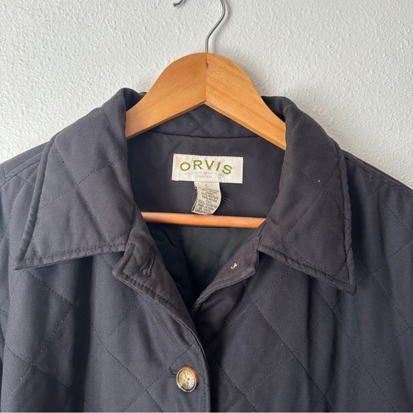 Orvis Quilted Oversized Coat size L - Picture 6 of 6